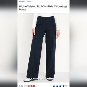 Pixie wide leg petite pants